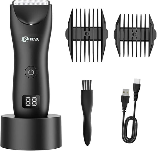 Multi Groomer All-in-One Hair Trimmer with Head Spotlight for Men & Women- Cordless Rechargeable Beard & Hair Clipper, Waterproof, Ceramic Blades, Low Noise and Fast Charging