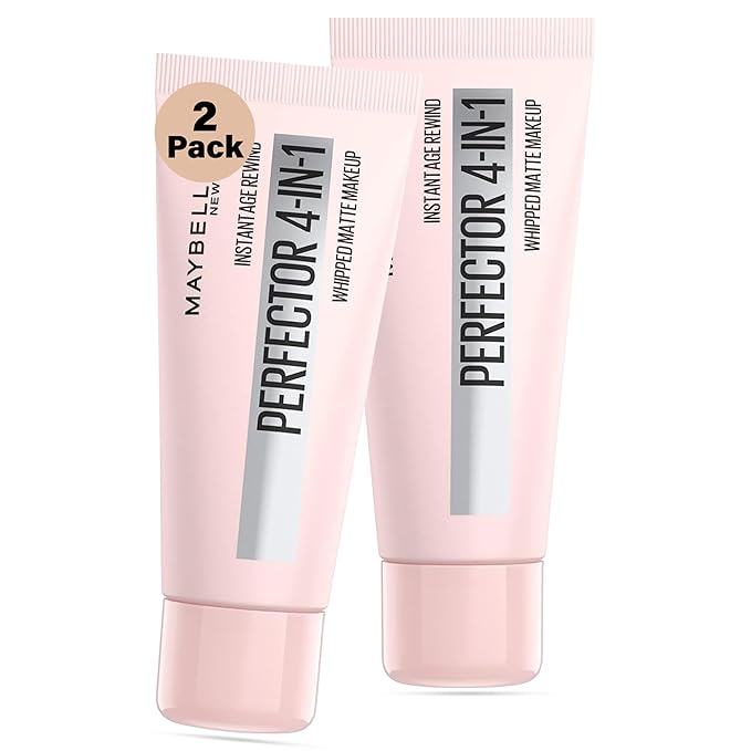 Instant Age Rewind 4-in-1 Matte Perfector: Foundation, Primer, Concealer & Powder for Smooth, Shine-Free Skin – Lightweight, Buildable Coverage, Long-Lasting Matte Finish – Shade 01 Light