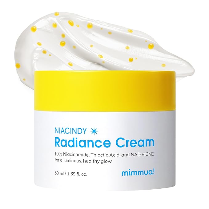 NIACINDY Radiance Capsule Cream | Liposomal NAD + 10% Niacinamide +Thioctic Acid + 9 Peptides | Dark Spot Remover & Anti-Aging Moisturizer | Korean Clinical Formula for Radiant Skin | 50ml