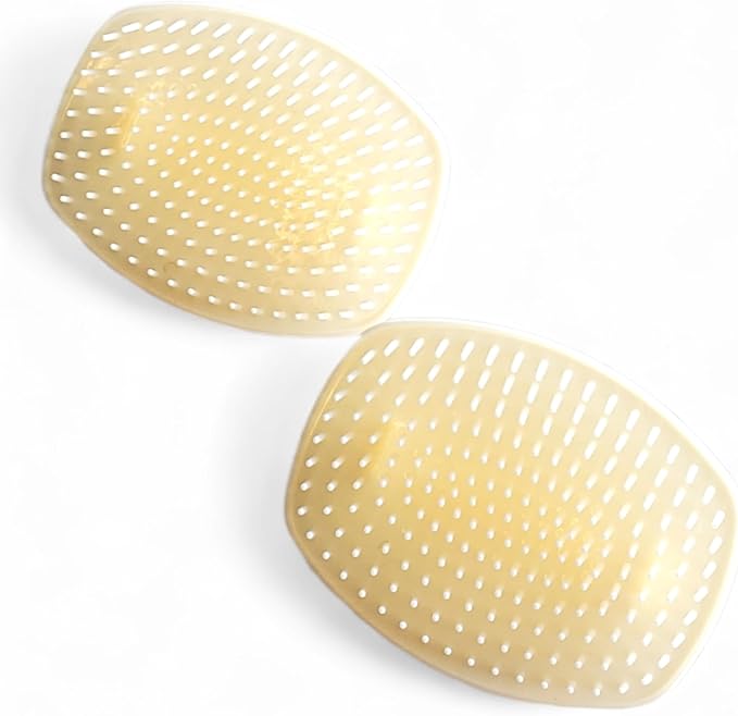 Detangler Hair Brush with Firm Bristles (4×3 in) – Dry & Wet Shampoo and Conditioner Scalp Massager for Deep Cleansing, Exfoliating & Dandruff Control. Multi-Use for Hair, Beard & Scalp (2PC Beige)