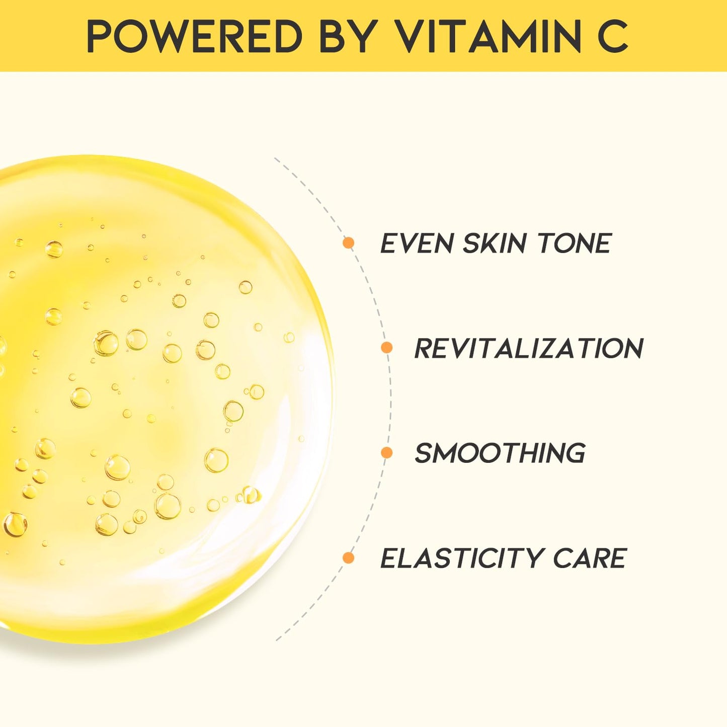 #OOTD Vitamin C Revitalizing Hydrating Sheet Mask (10pcs) - Face Mask Korean Skincare Facial Sheet Masks for Even-Looking Skin Tone & Radiance - Glowelle