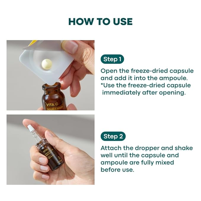 Vita C Capsule Double Shot Ampoule Kit + Vita C Cream + Vita C Conceal Eye Cream Bundle