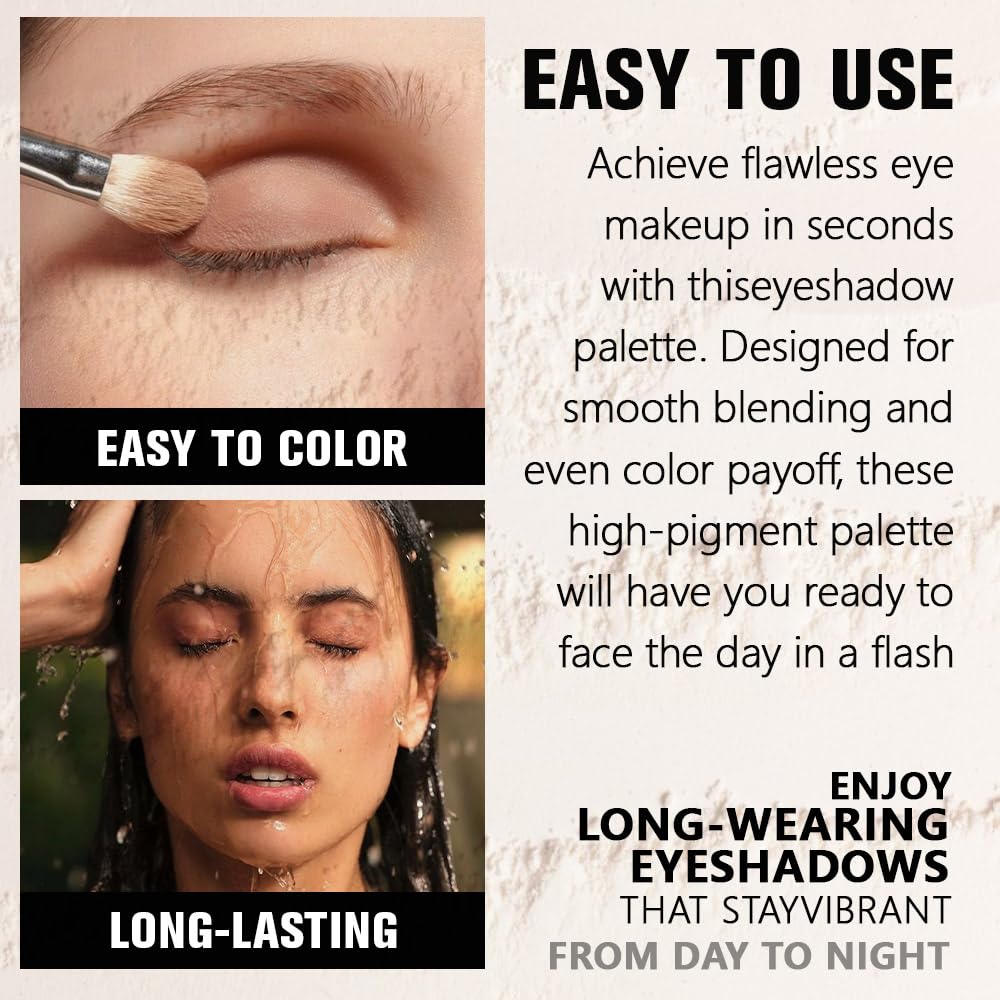 Single Matte Eye Shadow Palette Makeup, Dark Teal Eyeshadow for Women Halloween Birthday Party Wear, Monochrome Eye Shadow Makeup, Pigmented Waterproof Sombras Para Ojos, 33