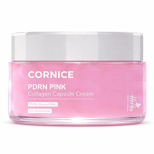Salmon PDRN Pink Collagen Capsule Cream, Face Moisturizer | Lightweight Hydrating Cream with Collagen, Sodium Hyaluronate & Retinol | Korean Skincare, 1.94 oz