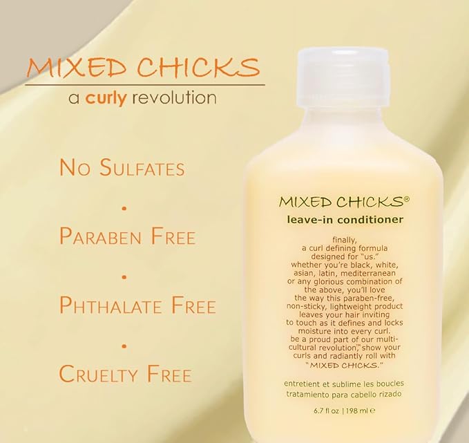 Mixed Chicks Curl Defining & Frizz Eliminating Leave-In Conditioner, 6.7 fl.oz.