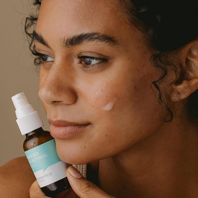 Cosmedica Skincare Facial Serum Trio Set Value for Clear Skin - Vitamin C Super Serum, 2.5% Retinol Serum, Pure Hyaluronic Acid Serum – Vegan, Cruelty-Free Skincare 6 pack