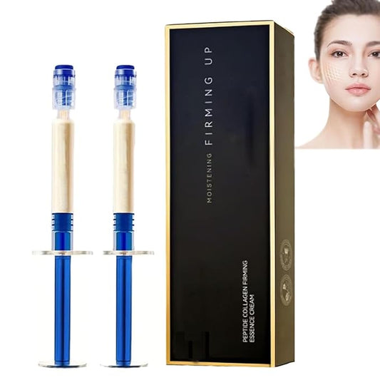 MQN Polypeptide Collagen Elastic Essence Cream, Micro-Molecular Collagen Lotion, Firming Cream Tightening Lifting, 2PCS