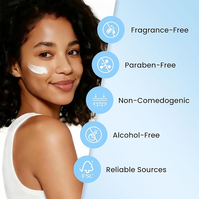 5X Ceramide Barrier Moisturizer Face Cream, With Ceramide Hyaluronic Acid Centella Collagen Hydration Relief Redness Reducing Ultra Repair Cream for All Skin Type Sensitive Skin 1PC