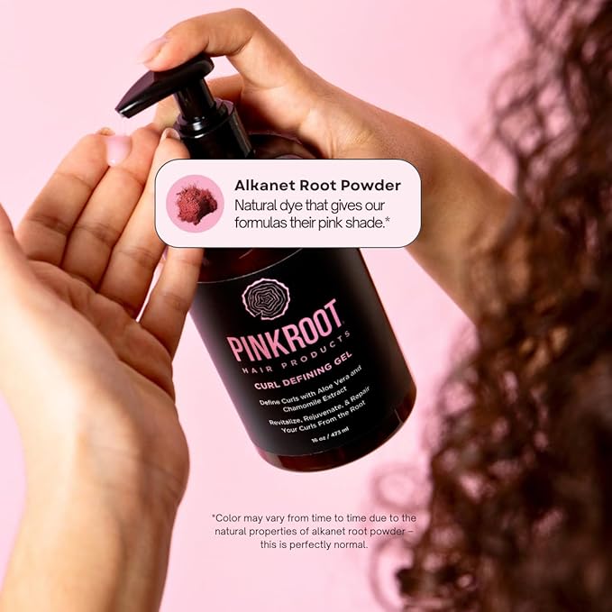 Curl Defining Gel for Curly, Wavy, and Kinky Hair - with Aloe Vera and Chamomile Extract (16 Oz)