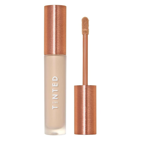 Live Tinted Hueskin Serum Concealer - Medium-to-Full Coverage Concealer with Niacinamide, & Hyaluronic Acid for Dark Circles, Fine Lines & Wrinkles, Buildable Long-Lasting Formula, 0.35 oz Shade 19.25