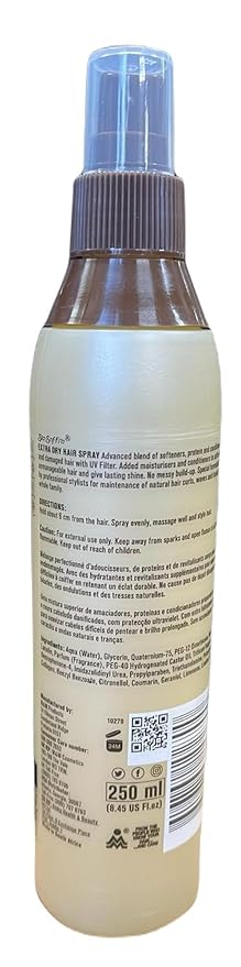 SoftSheen-Carson Sta-Sof-Fro Hair & Scalp Spray Comb Out Conditioner with Lanolin, Extra Dry, 8 fl oz, Brown
