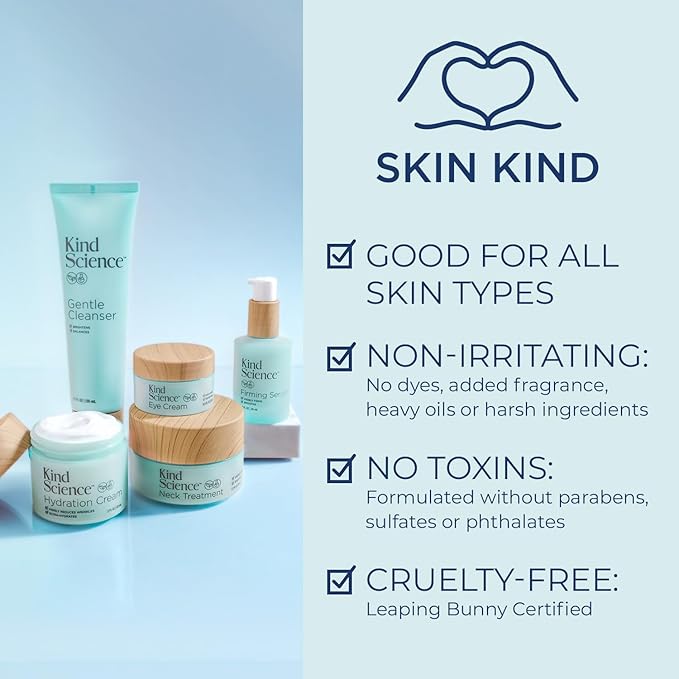 Kind Science Micro Exfoliant Face Scrub - 2-in-1 Exfoliating Face Wash + Facial Mask with AHA to Smooth & Hydrate Skin - Paraben & Fragrance Free, Cruelty Free, 2 oz