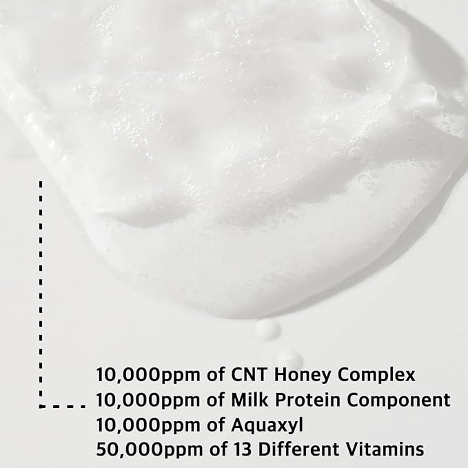 BOM COSMETICS Honey & Milk Vitamin Mask 10ea 0.84 oz Deep Hydration, Sensitive Skin Friendly Hypoallergenic Sheet Mask With Honey & Milk Extract & 13 Vitamins, Korean Skincare Face Mask