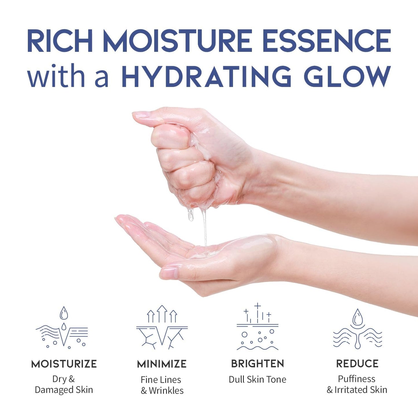 #OOTD Triple Hyaluron Hydrating Mask for Dry and Sensitive Skin, Anti Aging, Tightening and Moisturizing, Korean Vegan Beauty, Hyaluronic Acid, Caffeine, Vitamin C 10EA