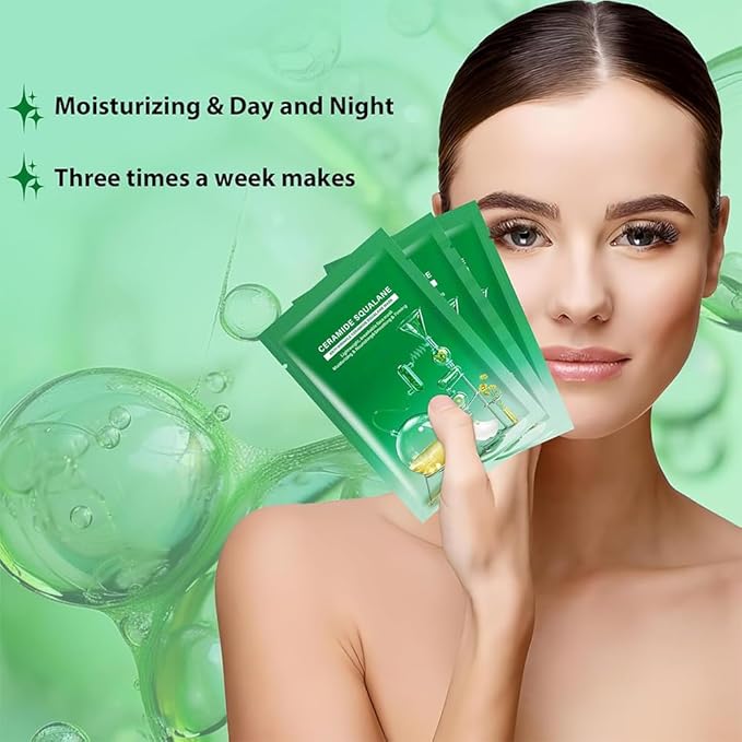 Facial Masks Skincare for Women,Squalan Hydrating Face Sheet Masks,Moisturizing Face Mask Suitable for All the Skin,Dry Skin,Face Spa Mask 15 Sheets