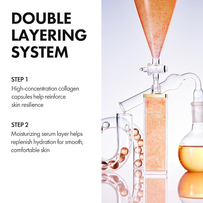 Prestige Collagen Lifting Emulsion - Age-defying, Firming and Hydrating Facial Moisturizer with 5 Peptides, Volufiline, Gigawhite & Ectoine - Korean Skin Care for All Skin Types 4.56 Fl Oz