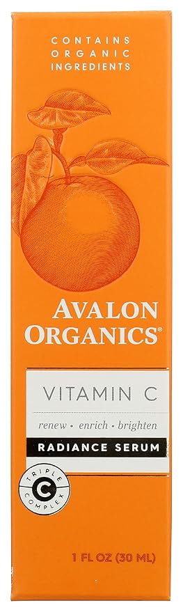 Avalon Organics Radiance Serum with Vitamin C, 1 Oz