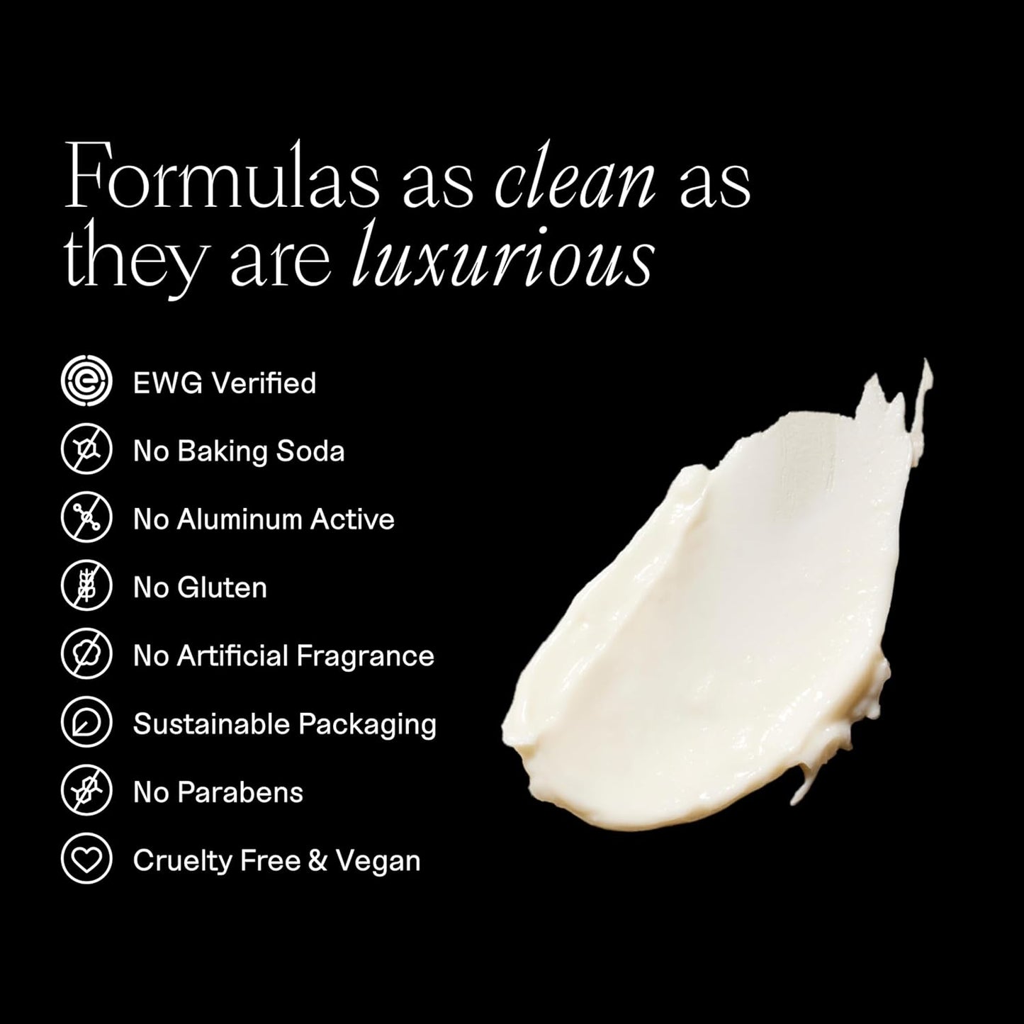 Each & Every Aluminum Free Deodorant for Men & Women, Unscented - Fragrance-Free All Natural Deodorant for Sensitive Skin, EWG Verified - Clean, Baking Soda-Free, Plant-Based Fragrance - 2.5oz, 2 Pack