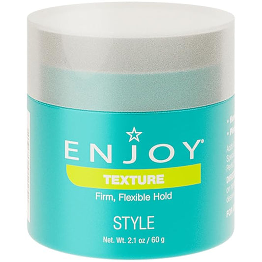 ENJOY Texture, 2 oz. - Firm, Flexible Hold, For All Hair Types, Hair Styling Cream, Hair Styling Gel, Curly Hair Products, Hair Waver, Hair Styling Products