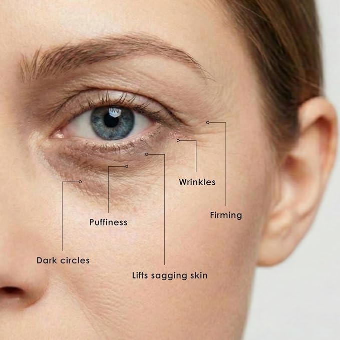 BIOCHEM Golden Placenta Ultra Eye Cream, Luxury Under Eye Repair Treatment for Circles, Puffiness, Anti Aging, Wrinkles Care, Skin Laxity, Crows Feet, Eye Bags for Women & Men(0.51 fl oz / 15 mL)