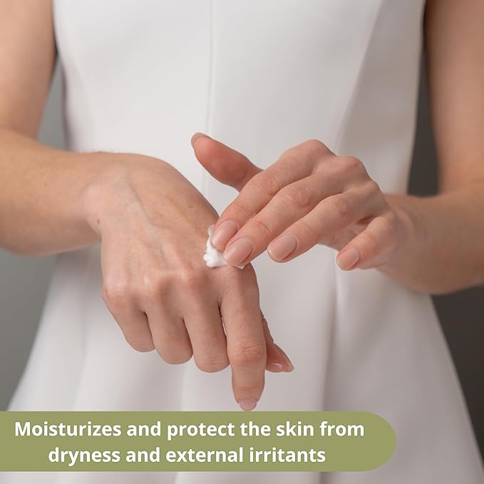 Hand Cream for Dry Cracked Hands-Shea Butter & Jojoba Oil-Moisturizing Lotion for Extremely Dry Skin, Fingertip & Cuticle Care-Vitamin E & Panthenol-For Women & Men-Airless Pump Bottle