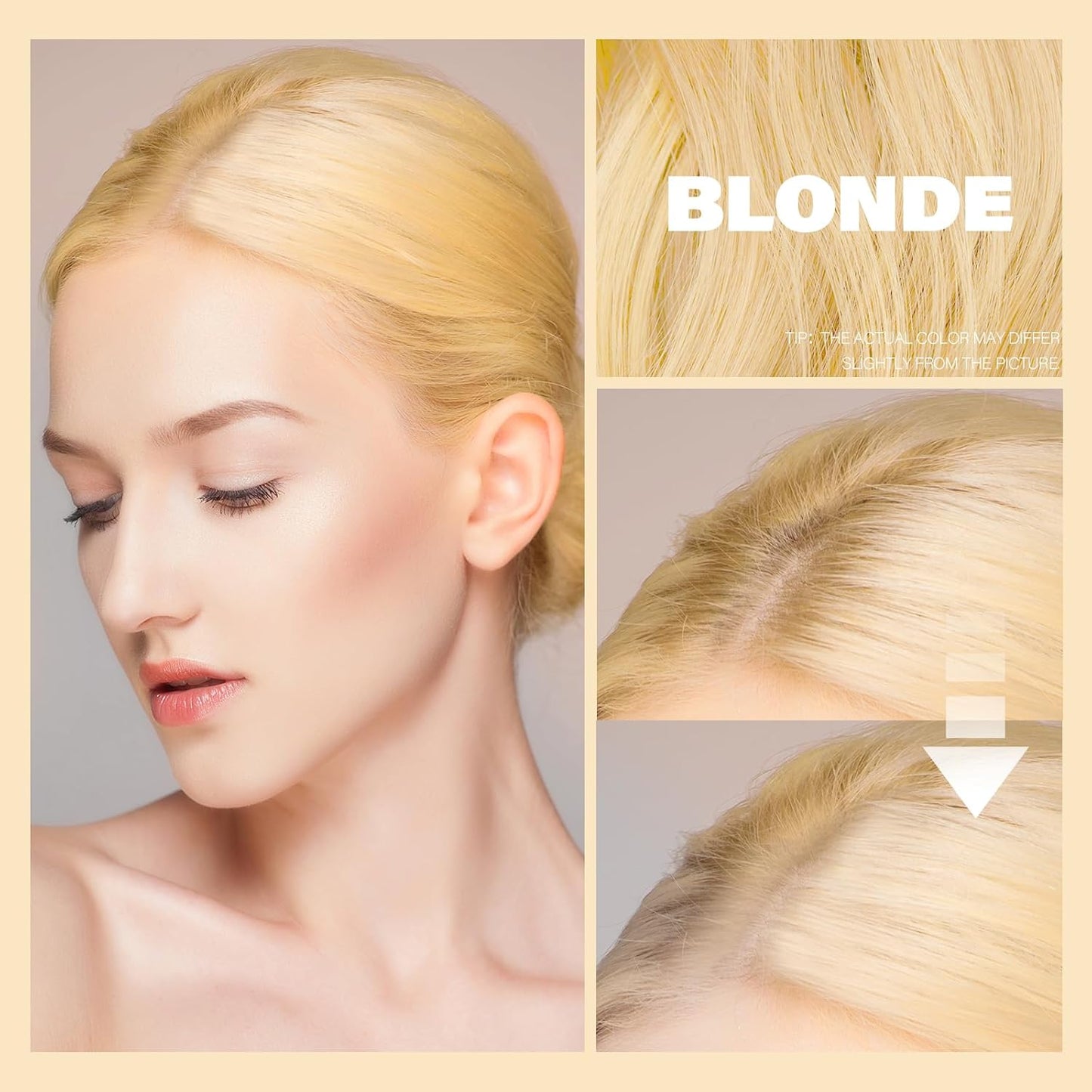 Root Touch Up Sets,Hairline Powder for Women Cover Up- Hairline Concealer for Thin and Thinning Hair, Water & Sweat Resistant,Contain Azonbey Makeup Brush (Blonde, Med-Makeup Brush)