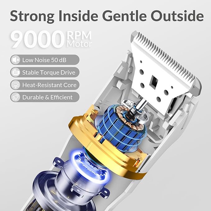 KINGTEE 5-in-1 Electric Bikini Trimmer for Women – IPX7 Waterproof Shaver, Cordless Body & Facial Razors for Women, Ceramic Blades, USB-C Rechargeable, Painless Hair Removal Kit (White)