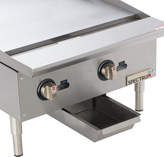 Winco Commercial Natural Gas Griddle,24"