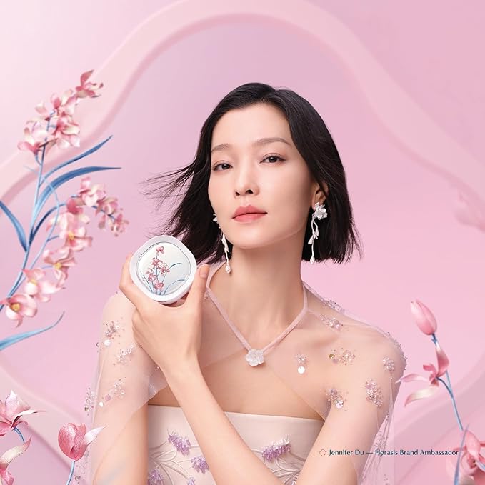 FLORASIS Flawless Jade Breathable Longwear Cushion Foundation (Ode to Embroidery) (N20 Shimmering Lotus, 1 Count)