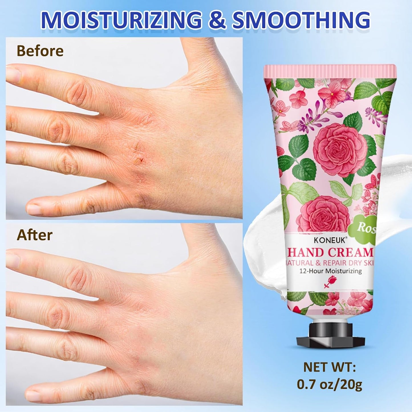 32 Pack Hand Cream Gift for Women, Bulk Hand Lotion Travel Size for Dry Cracked Hands, Mini Moisturizing Hand Cream for Mom Gifts, Teacher Gifts, Thank You Gifts and Bridal Shower Favors - Glowelle