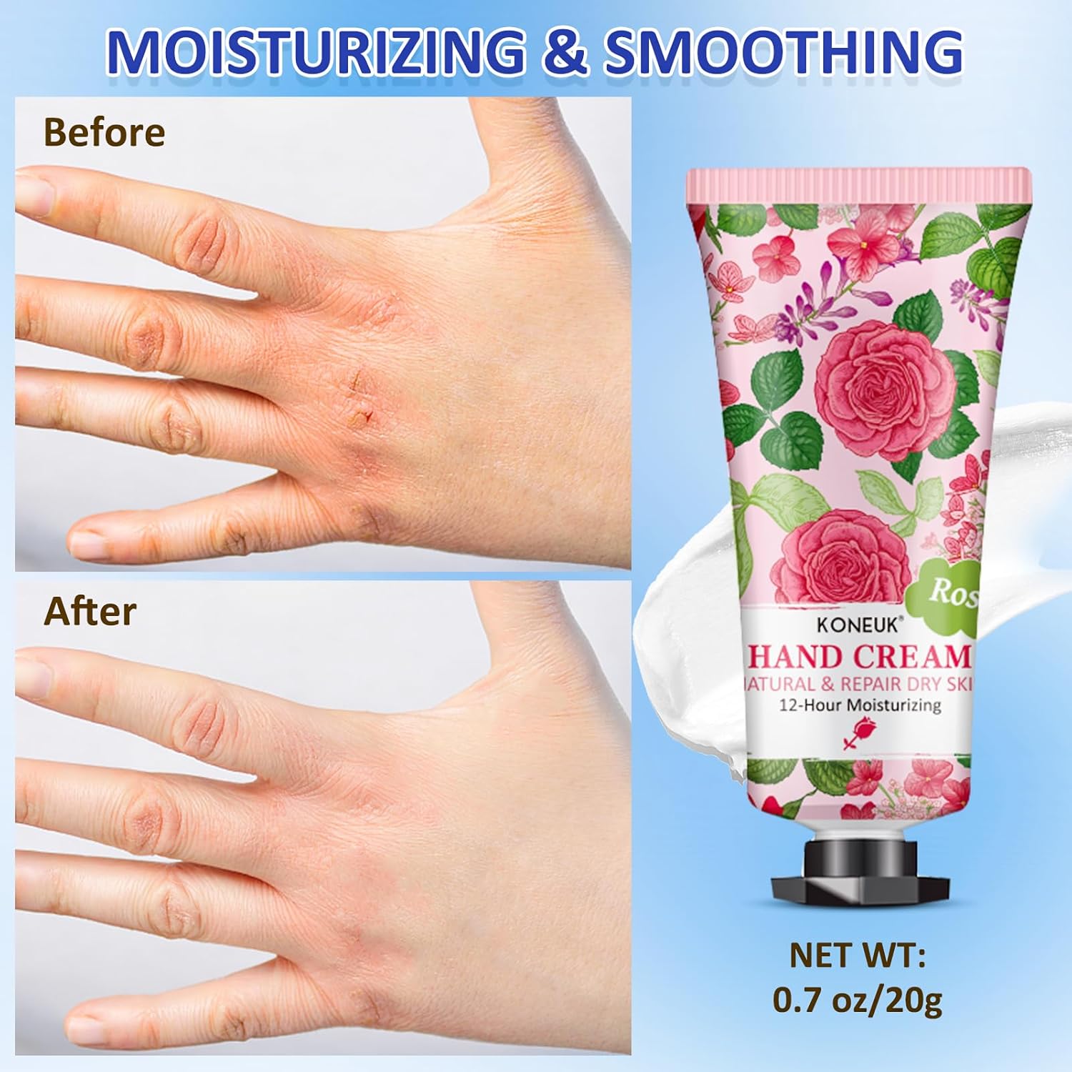 32 Pack Hand Cream Gift for Women, Bulk Hand Lotion Travel Size for Dry Cracked Hands, Mini Moisturizing Hand Cream for Mom Gifts, Teacher Gifts, Thank You Gifts and Bridal Shower Favors - Glowelle