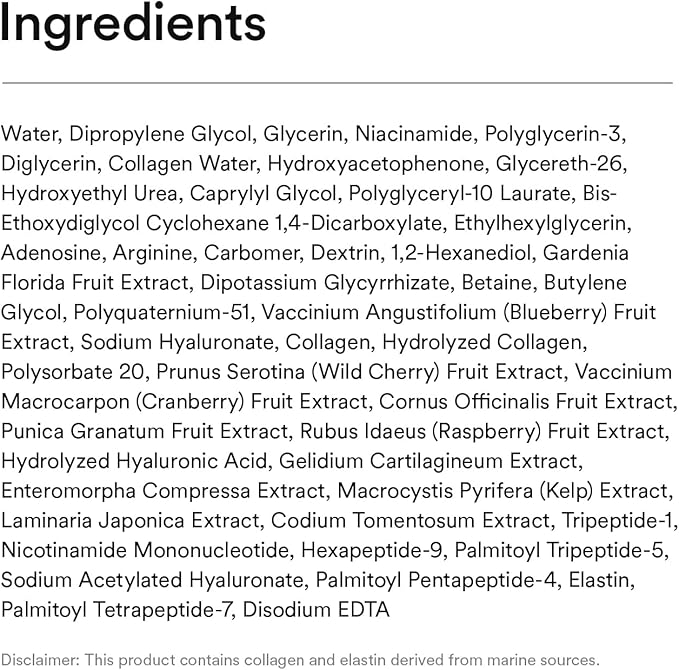 Collagen Peptide Jelly Toner Pads | Dual-Function Skincare for Wrinkle Care | Pore Tightening, Elasticity Boost, and Glow Radiance, Korean Skincare | 6.76 fl.oz.(200ml)*70Pads