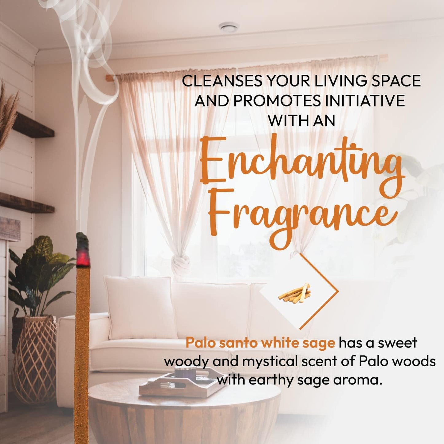 Sacred Elements Palo Santo Incense Sticks – 12 Boxes (100+ Hand-Rolled Sticks) – Indian Masala Incense with Authentic Peruvian Wood – for Meditation, Cleansing & Energy Protection. - Glowelle