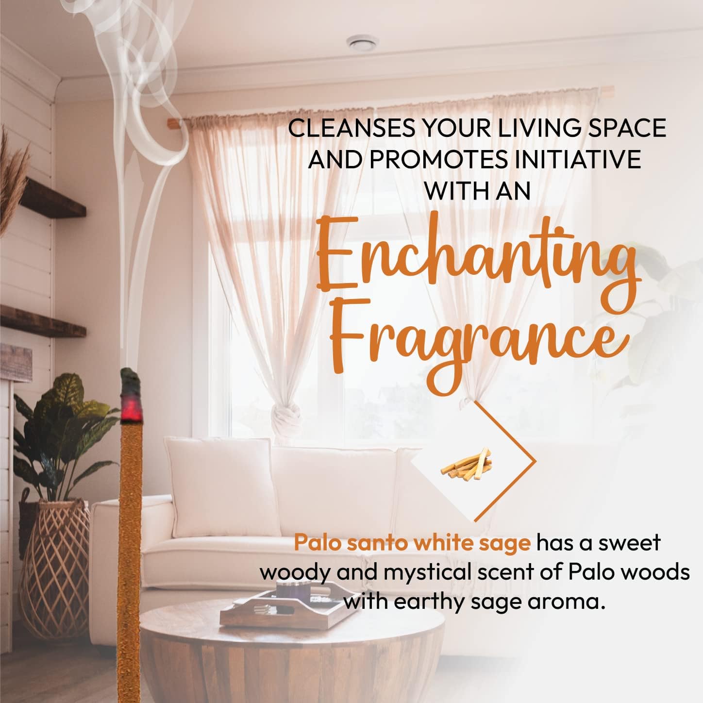 Sacred Elements Palo Santo Incense Sticks – 12 Boxes (100+ Hand-Rolled Sticks) – Indian Masala Incense with Authentic Peruvian Wood – for Meditation, Cleansing & Energy Protection. - Glowelle