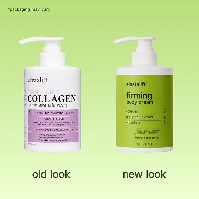 Elastalift Collagen Cream Skin Care Face Lotion & Body Lotion | Fragrance Free Skin Tightening Cream Collagen Firming Lotion Body Moisturizer For Crepey Skin, Stretch Marks, & Cellulite, 15 Fl Oz