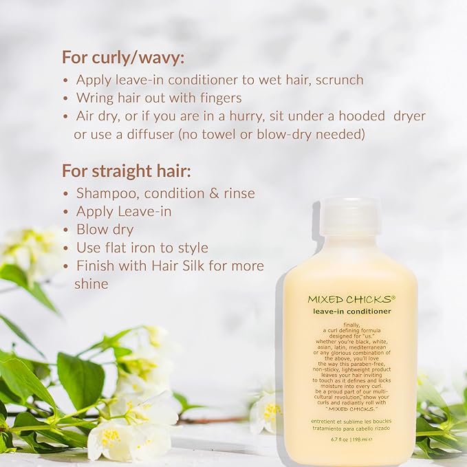 Mixed Chicks Curl Defining & Frizz Eliminating Leave-In Conditioner, 6.7 fl.oz.