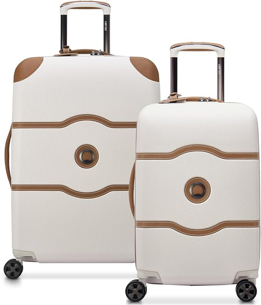 DELSEY PARIS Chatelet Air 2.0 Hardside Luggage with Spinner Wheels, Angora, 2 Piece Set (19/24)