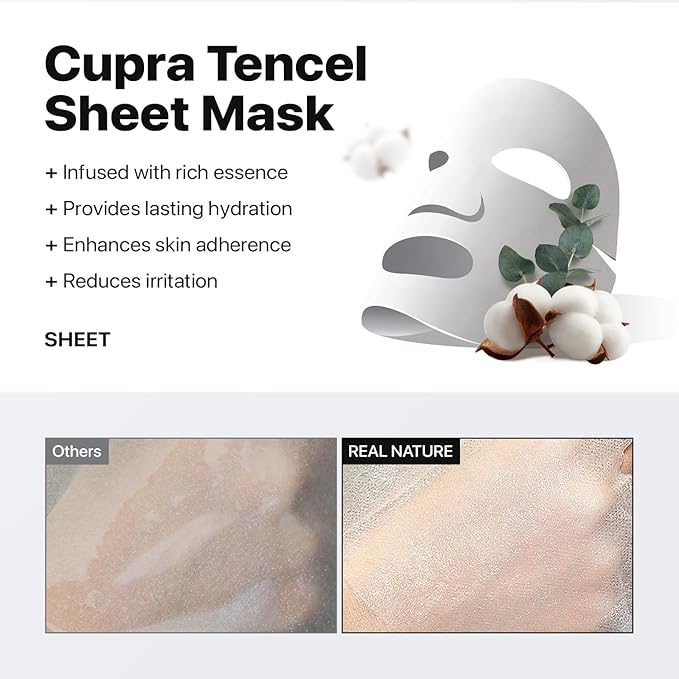 Nature Republic Real Nature Sheet mask set (10 Pack) | Moisturizing & Soothing Facial Masks with Natural Extracts, Moisture Barrier Support, Hydrating Skincare for All Skin Types, Korean Skin Care