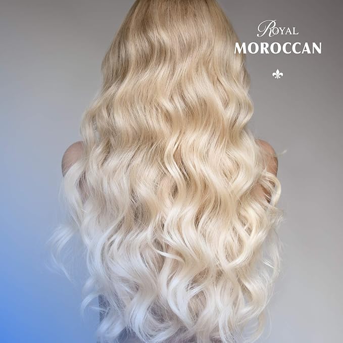 Royal Moroccan Curl Cream for Frizzy Hair Control and Color Treated Hair, 300 ml (10.14 oz) - Moisturizing Curl Defining Conditioner Styling Cream with Argan Oil