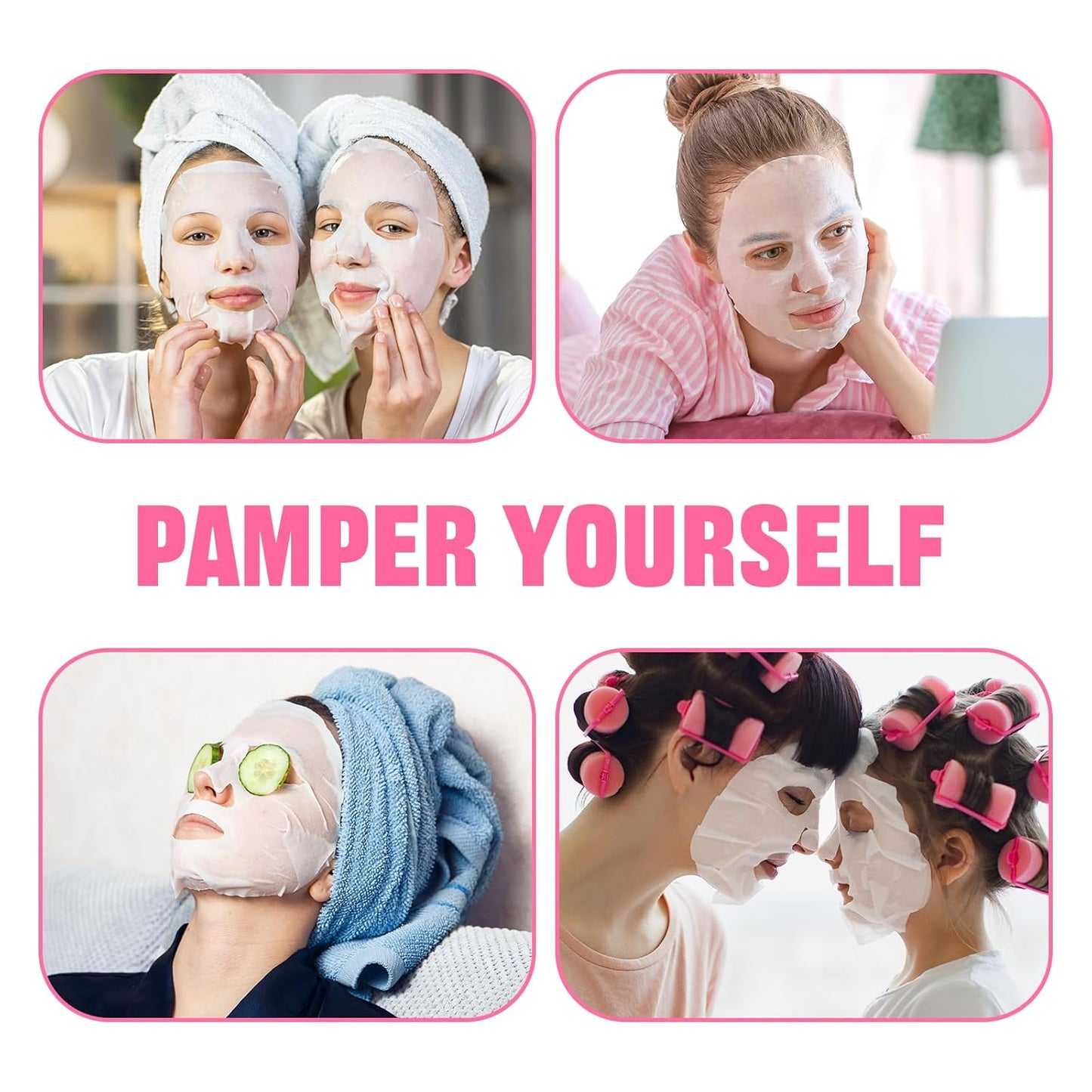 ZealSea Face Masks Skincare, Facial Masks for Women Skin Care, Sheet Masks Beauty with Natural Ingredients, Birthday Party Spa Gift for Kids Teens Girls, Hydrate and Soothe for All Skin Types 21 Pack - Glowelle