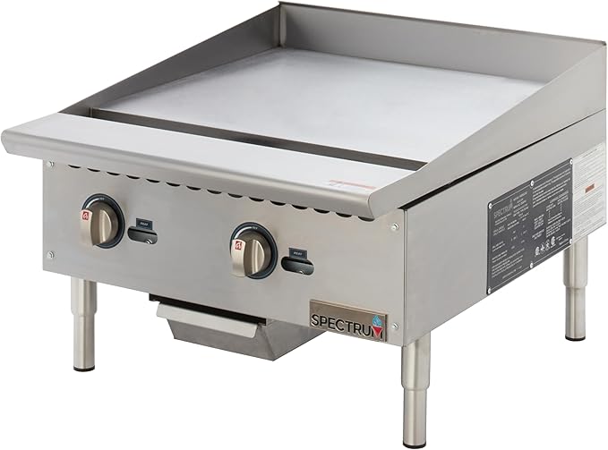 Winco Commercial Natural Gas Griddle,24"