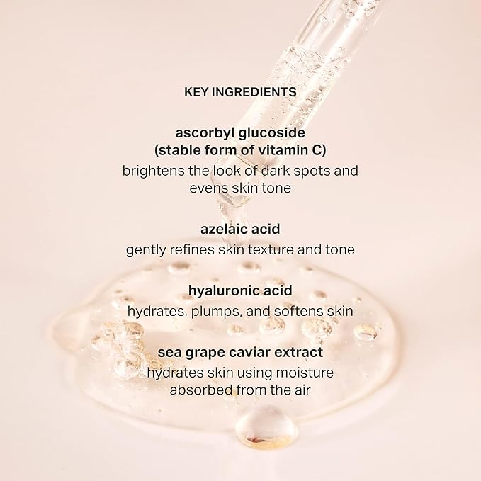 Vitamin C Glow Serum by Cocokind, Brighten Dullness and Improve Skin Tone and Texture, Hydrating Face Serum Formulated for Sensitive Skin, Cruelty Free, Fragrance Free, Vegan, 1 Fl Oz, 3 Pack