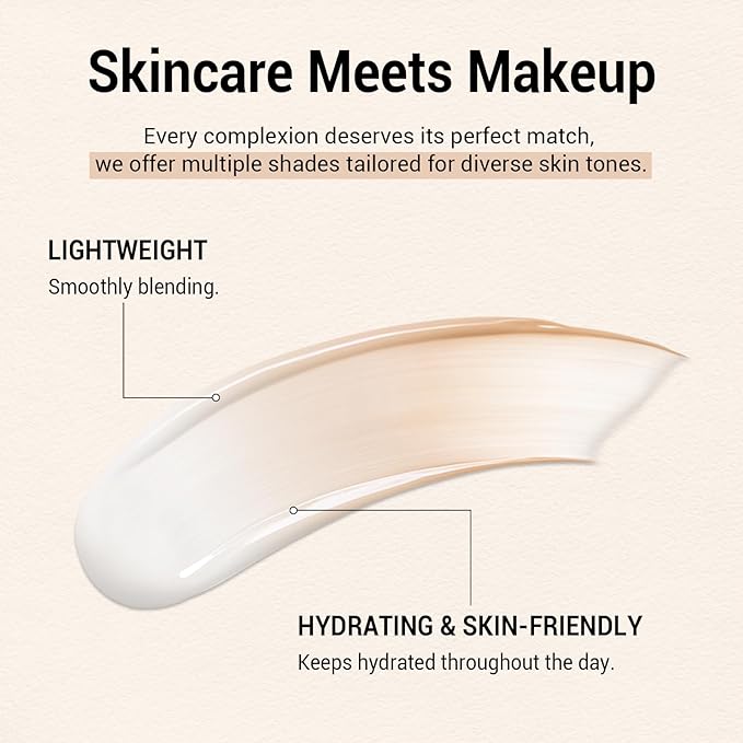 Blanc Cover Cream Stick, Korean Color-Changing Foundation Stick Full Coverage Base Concealer Makeup Dual-Ended with Detachable Brush for a Flawless Look (Natural)