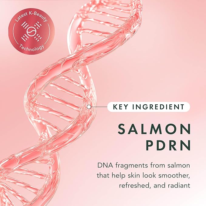 Rael Face Mask – Deep Hydration & Moisturizing Sheet Masks, Daily Skincare, Advanced PM Routine for Glowing Skin, Korean Skin Care (Collagen Salmon PDRN, 4 Count)