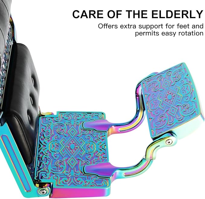 Artist hand Barber Chair All Purpose Hydraulic Recline Salon Chair Beauty Spa Vintage Barber Chair Heavy Duty Chair (Laser Frame)