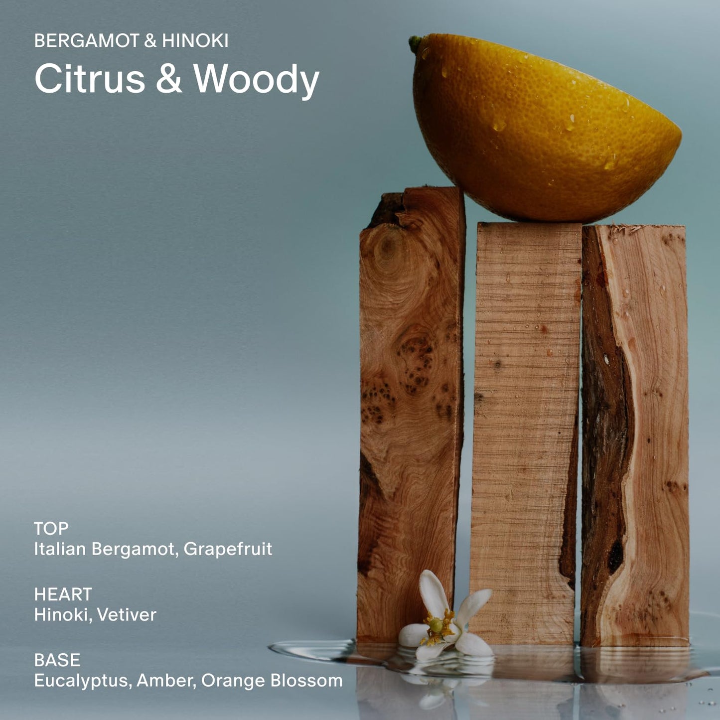 Salt & Stone Body Mist, Bergamot & Hinoki Scent, Skincare Infused Perfume Hair & Body Spray for Women and Men, Hydrating Fragrance with Glycerin and Red Algae, Vegan, Cruelty Free, 3.4 fl oz - Glowelle