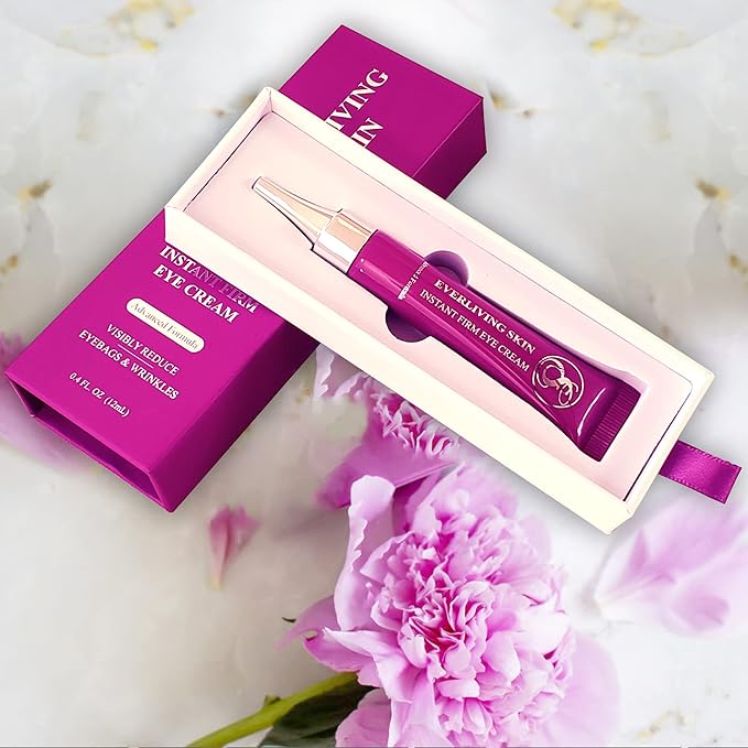 Instant Firming & Tightening Eye Cream (12 ml) – Temporarily Reduces Under-Eye Bags, Puffiness, Wrinkles & Fine Lines for a Youthful Appearance with Results Lasting 8 Hours