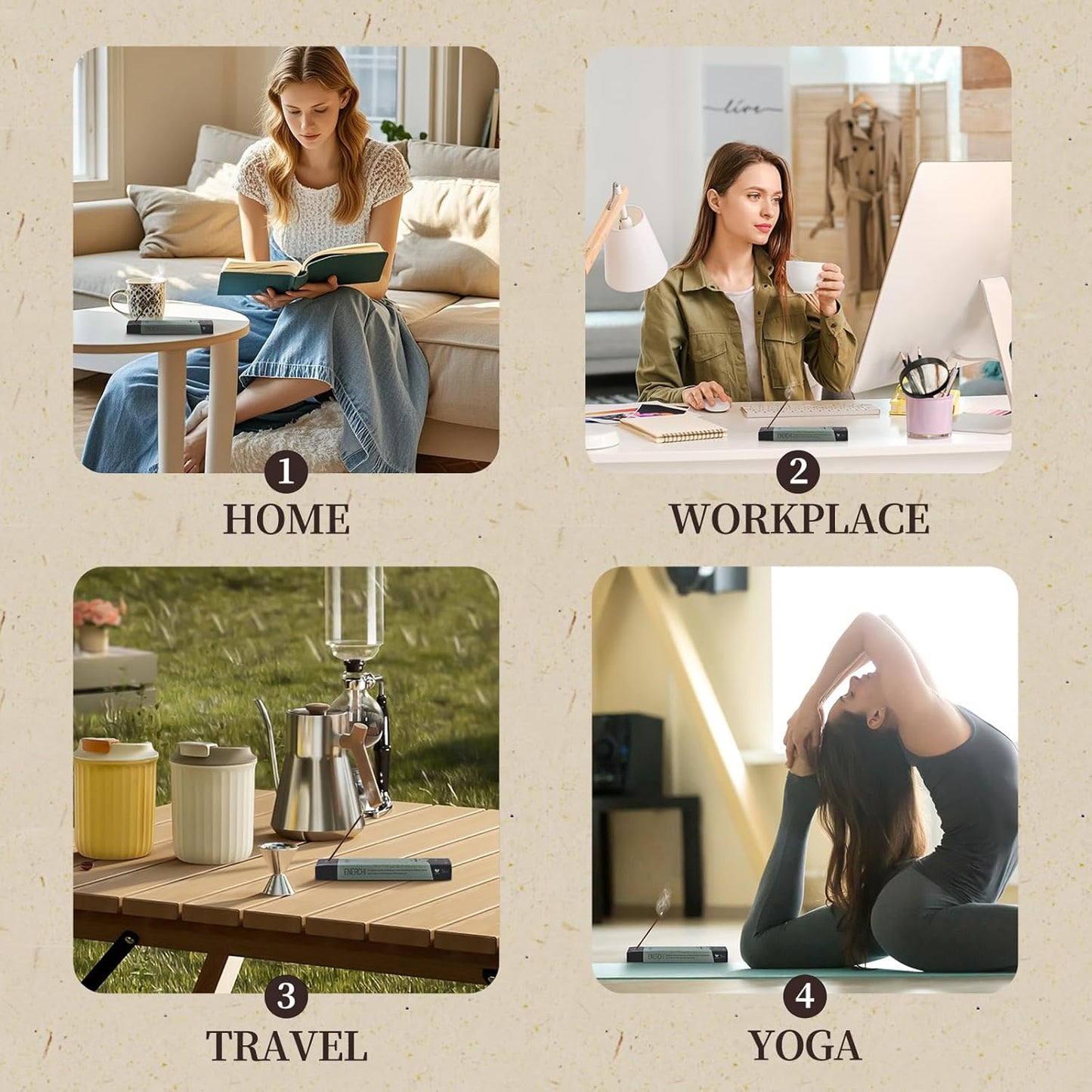 Bad Energy Cleansing Incense Sticks, Remove Bad Luck and Negative Energy, Fresh Air, Long Lasting, Woody Aroma, Stress Relief Gifts, for Meditation and Spiritual, Organic Incense, 20 Sticks - Glowelle