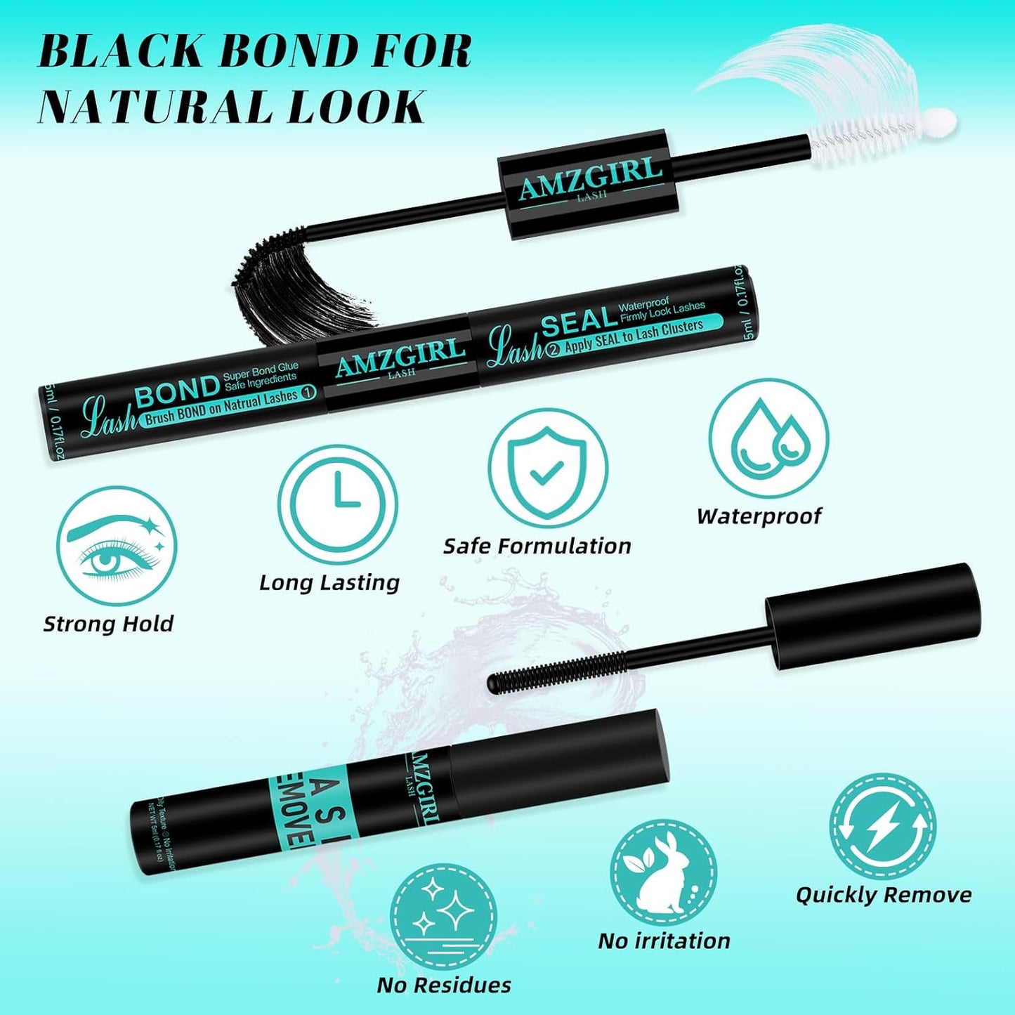 144Pcs Diy Lash Extension Kit Eyelash Clusters Individual Lashes Extensions Kits With Cluster Lashes Wispy, Lash Bond & Seal, Lash Remover,Applicator at Home Lash Extensions Kit(SMH,C-Mix10-16mm kit) - Glowelle