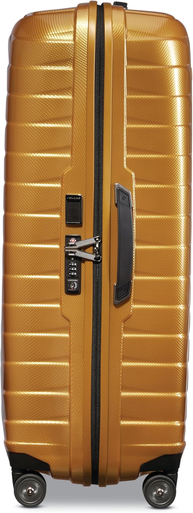 Samsonite Proxis X-Large Hardside Luggage with Dual Spinner Wheels - Innovative Roxkin™ Lightweight Shell With Ultimate Durability- Includes TSA Lock, Ergonomic Telescoping Handle - Honey Gold